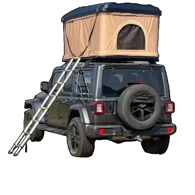 2025 Outdoor Soft Shell Insulated Light Weight RTT Car Rooftop Tent for 4-Person Wholesale Camper Car 4X4 Roof Tent