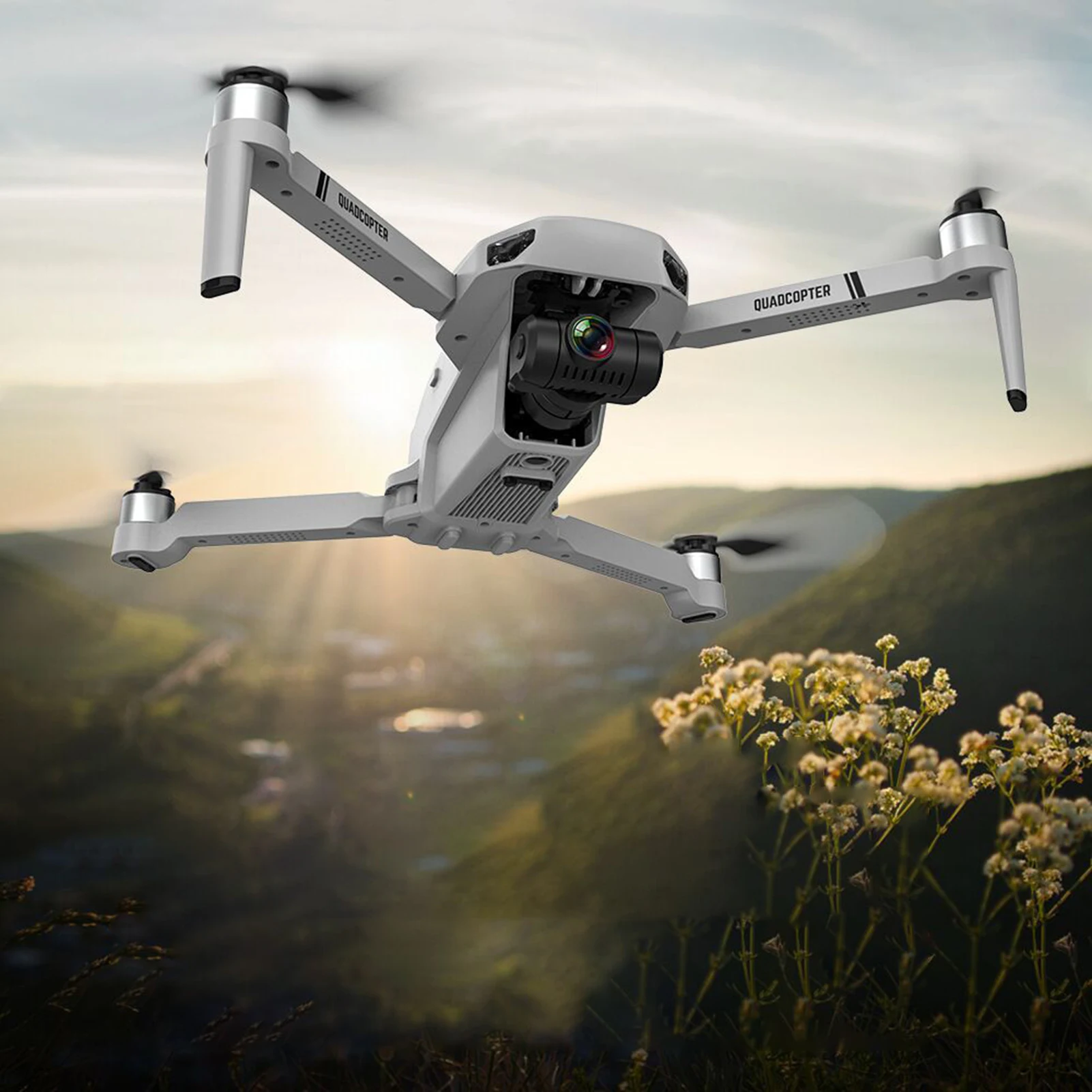 Drohne für Luftaufnahmen Quadcopter Hochauflösende Luftbildfotografie Hindernisvermeidende Drohne Ferngesteuertes Fluggerät