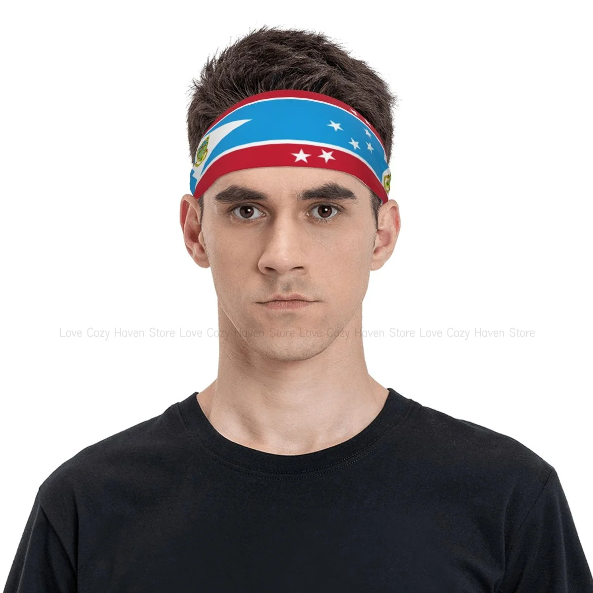 

Flag Of Tuvalu Athletic Headband Elastic Sweatbands Women Men Basketball Sports Gym Fitness Sweat Band Volleyball Tennis