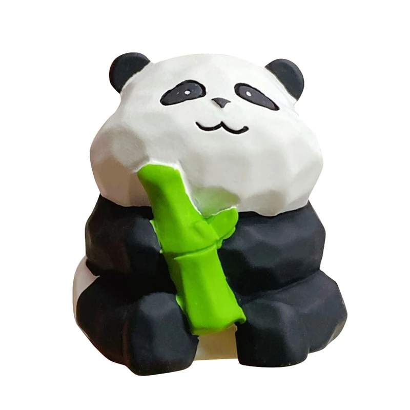 Panda Statue Art Sculpture Cute Panda Figurines Realistic Panda Decor Indoor and Outdoor Ornament