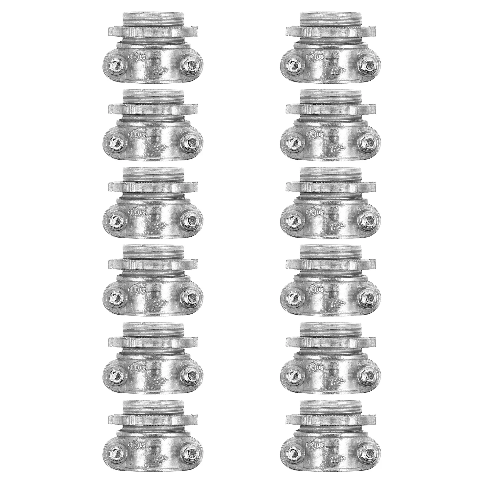 

12Pcs Cable Connectors Quick Install Screw Clamp Stable Connection Electrical Wiring Outdoor Use Cable Hose Clamp