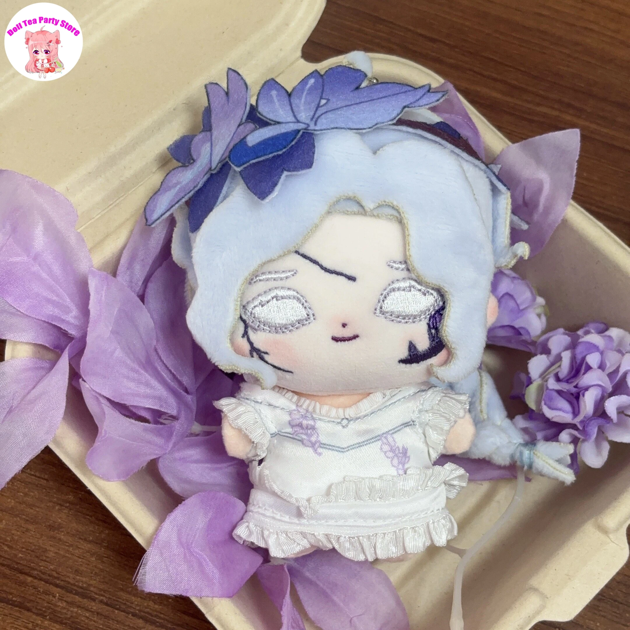 

Плюшевая игрушка-брелок Grace Peripheral Cotton Doll Pendant Anime Identity Ⅴ Naiad Skin Series, оригинальная, 10 см, мультяшный дизайн, подарок