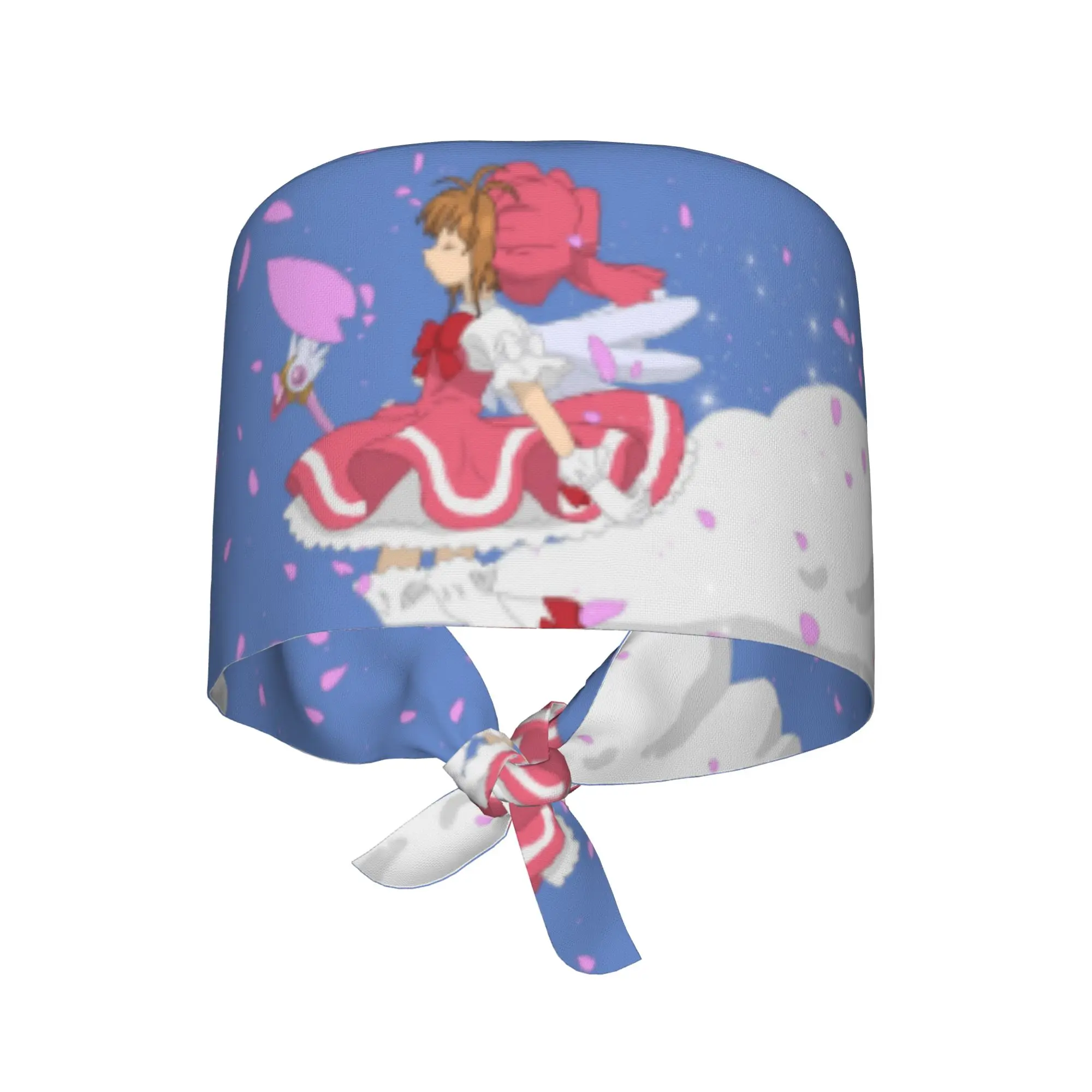 

Custom Adjustable C-Cardcaptors Sakuras Working Hat Men Women Retro Cartoon Scrub Caps for Dentist