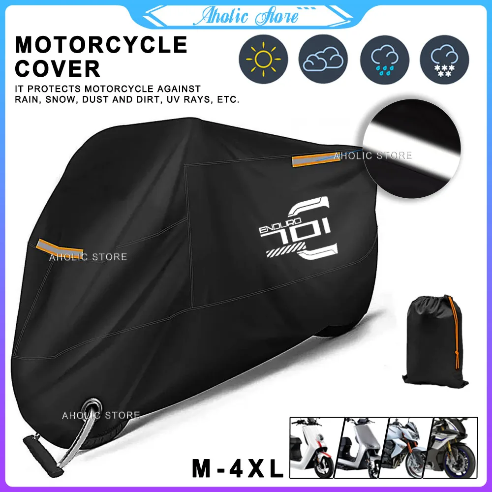 701 For Husqvarna 701 supermoto 2016 - 2021 2020 2022 Motorcycle Cover UV Protective Dustproof waterproof Motorcycle Rain Cover