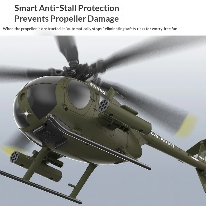 RC ERA C184S Simulated Little Bird RC Helicopter Optical Flow Positioning 3D Stunt Inverted Flight Outdoor RC Hobby Aircraft