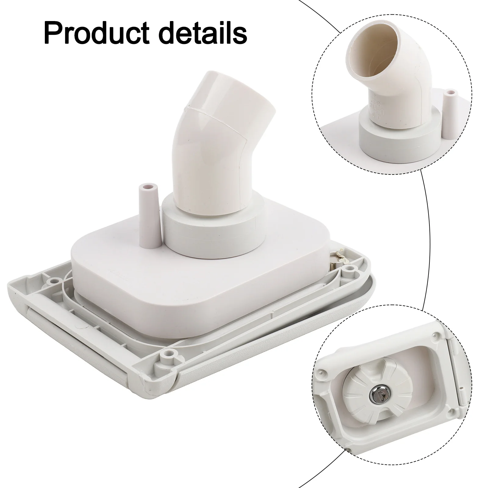 Fresh Water Fill Hatch Gravity Inlet for RVs with Locking Filter and Cover to Provide Secure and Efficient Water Tank Filling