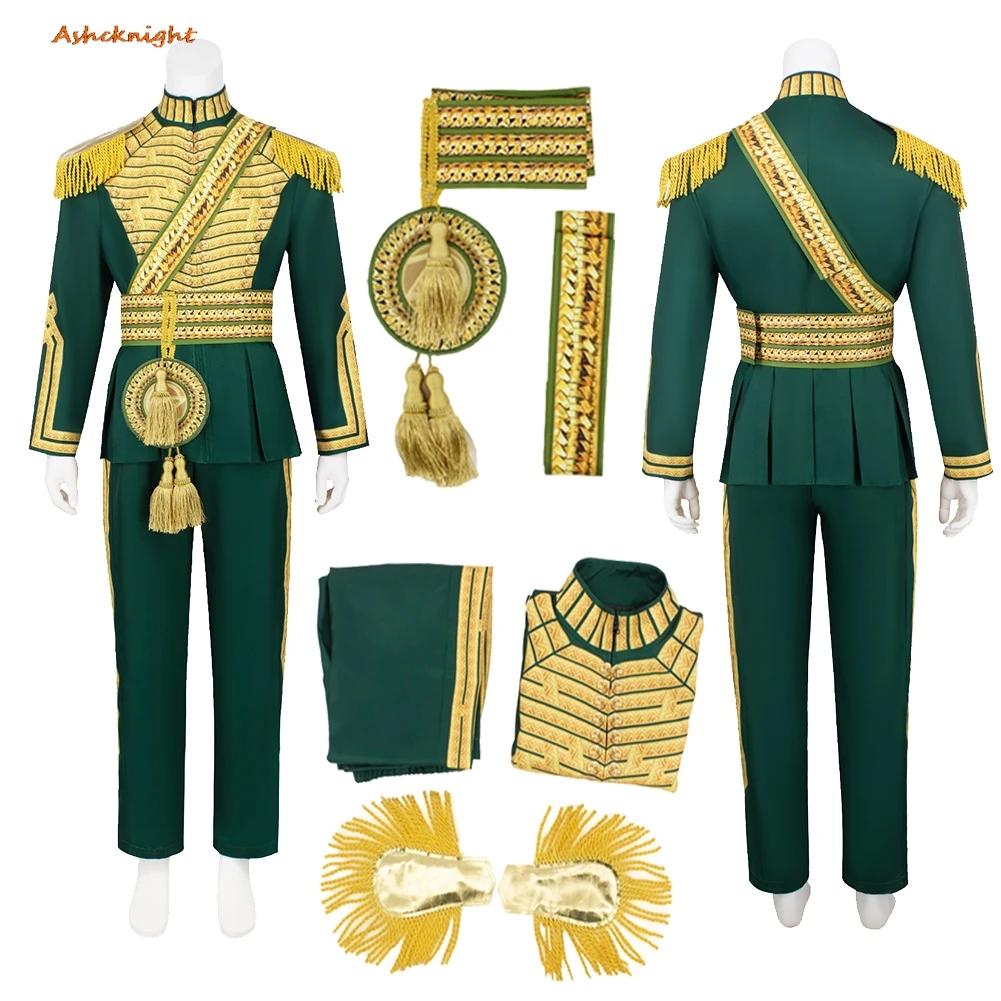 

2024 Movie Wiked Cosplay Prince Fiyero Top Pants Clothes Men Party Disguise Roleplay Halloween Costume Carnival Outfits Suit
