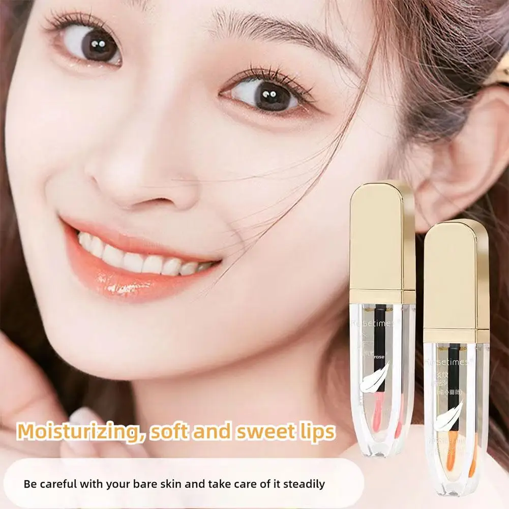 Bálsamo labial de gelatina de cristal, lápiz labial que cambia de Color con la temperatura, bálsamo cosmético, maquillaje hidratante, labio transparente duradero coreano I7n2