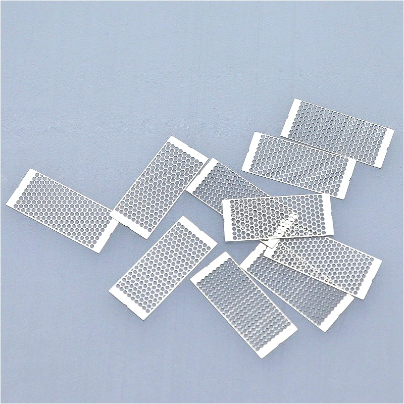 محفورة KA1 & Ni80 شبكة لفائف متداخلة مستطيلة/مربع/ثقوب شبكية سداسية لتقوم بها بنفسك ملحق 10 قطعة/صندوق #3