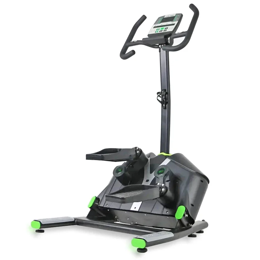 Commercial Horizontal Elliptical Machine Gym Silent Space Walk Self Powered Magnetically Control Elliptical Trainer