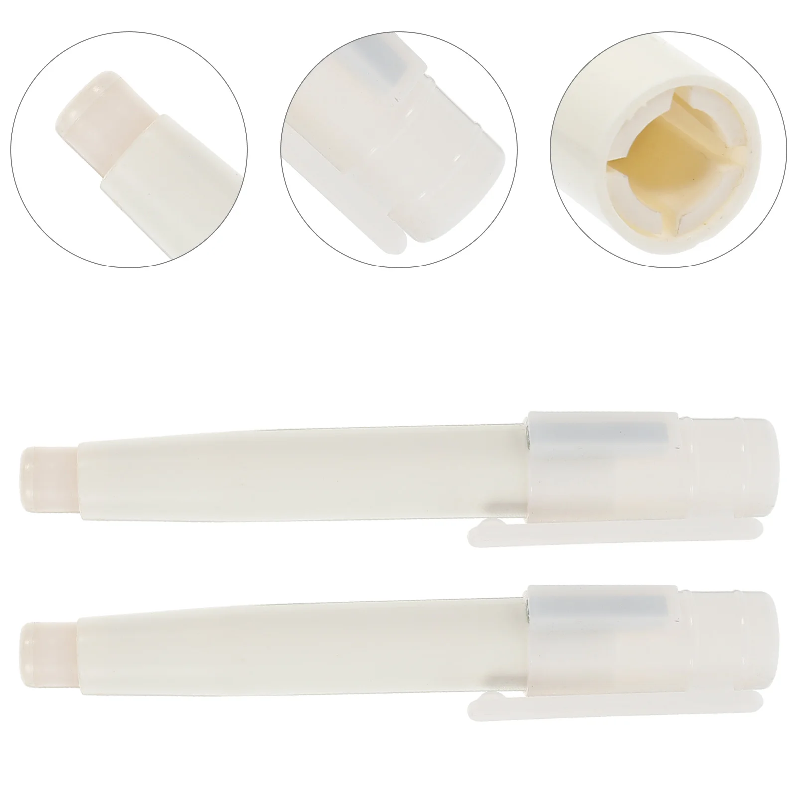

2pcs Chalk Holder Extension Clip Whiteboard School Supplies Dust Free Writing Water Soluble Chalk Portable