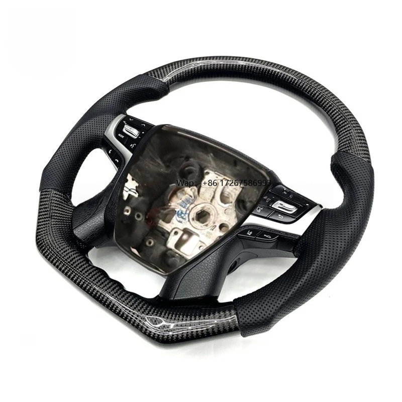 

Crown 14th Gen Alphard Land Cruiser Prado Carbon Fiber Steering Wheel Sport Racing Design
