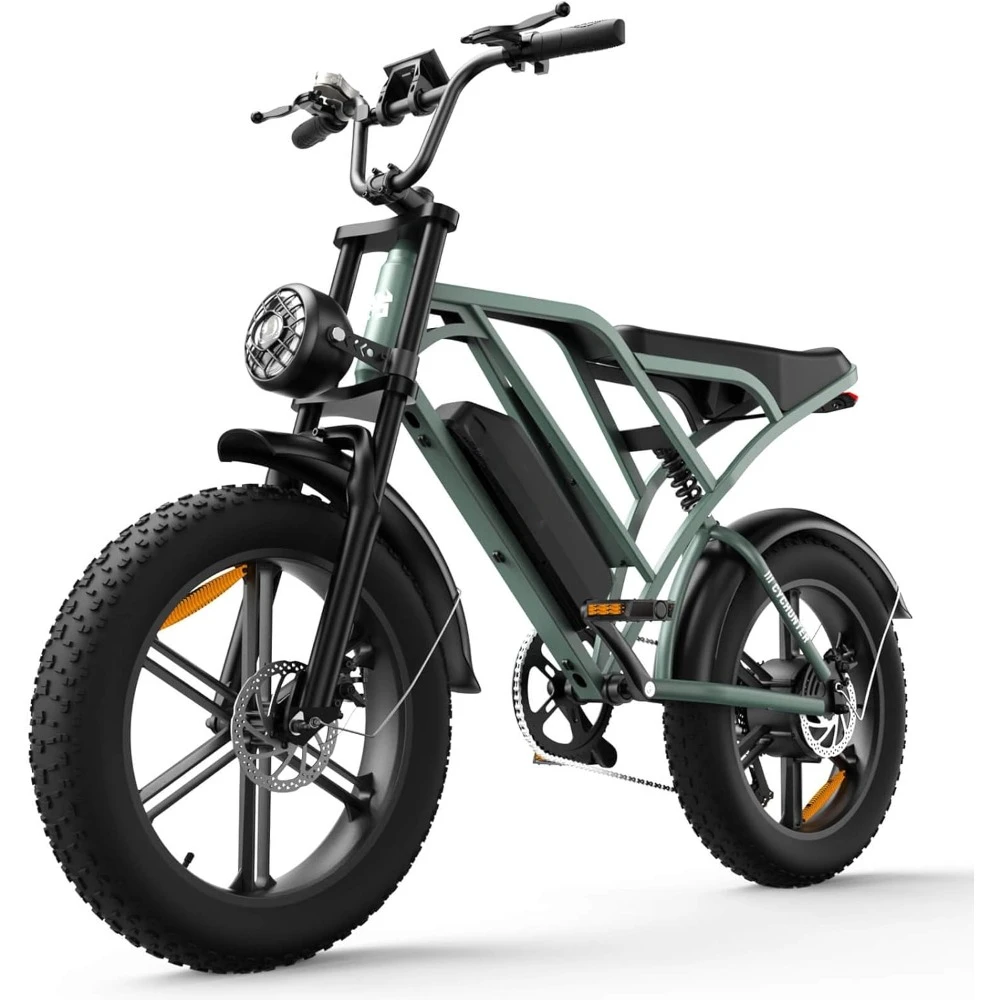 

Electric Bike Moped ebikes for Adults with 10.4AH/13AH/26AH Battery,20" Fat Tire Commuting Off Road Mountain Ebike