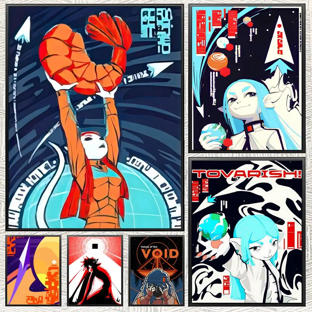 Game V-Voices of the V-Void Poster Self-adhesive Paper Print Home Living Room Bedroom Entrance Bar Cafe Art