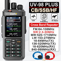 Iradio UV-98 PLUS Multi Band 10W FM AM SSB HF Cross Band Repeater 2.4\