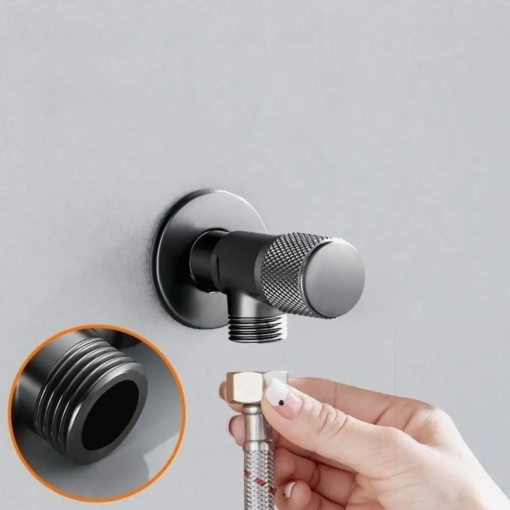 Portable Stainless Steel Triangle Valve Replacement Tool Multi functional Water Tap Connector G1/2" Thread Faucet Joint