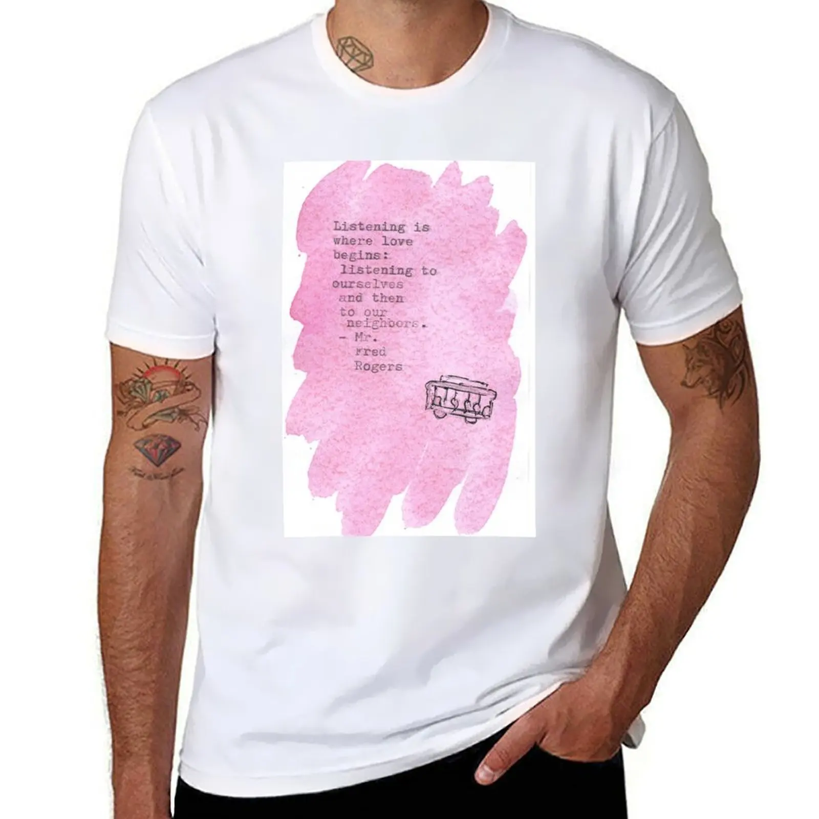 

Mr. Rogers Quote T-Shirt t shirts for man cotton funny t shirts for man pack cotton T-Shirt