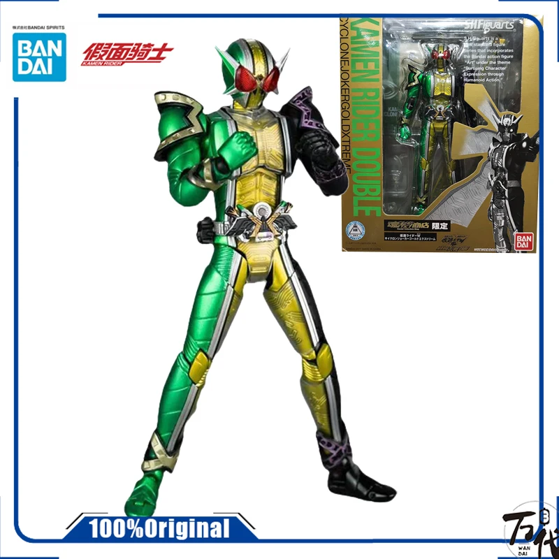 

Bandai Оригинальный S.H. Фигурarts SHF KAMEN RIDER W Wind ace gold Экстремальная экшн-экшн аниме искусственная игрушка в подарок для ki