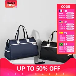 Mala de viagem de grande capacidade para macho e fêmea, bolsa de ombro único, bagagem fashion, versão coreana