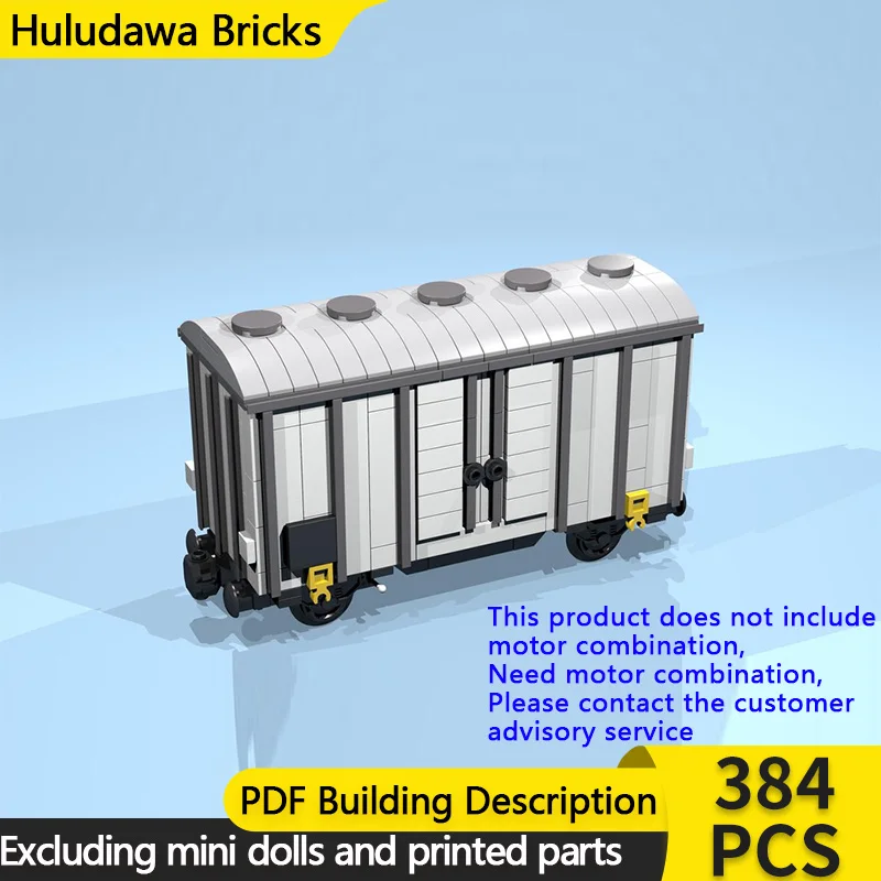 

Модель городской автомобиль MOC, строительные кирпичи, 4-колесный белый многофункциональный вагон, модульная технология, детские праздничные подарки, сборка игрушек, костюм