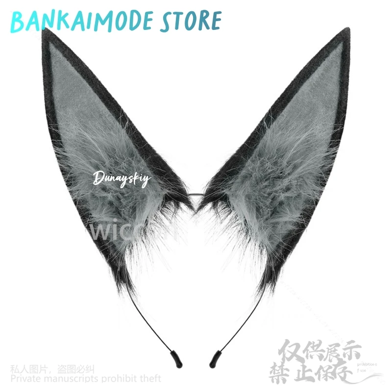 Hoshimi Miyabi تأثيري لعبة Zenless منطقة صفر أنيمي فروي القط الذئب الثعلب الأذن غطاء الرأس آذان أفخم عقال لوليتا إكسسوارات الشعر