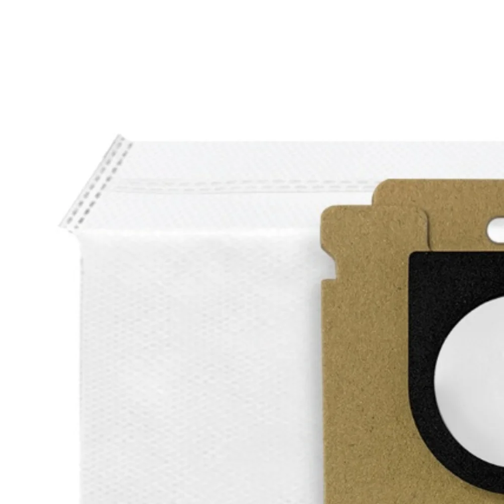 10pcs Dust Bags For Roborock H50=Pro Vacuum Cleaner, High-Efficiency Meltblown Filter= Replacement Parts=For Auto Empty Station
