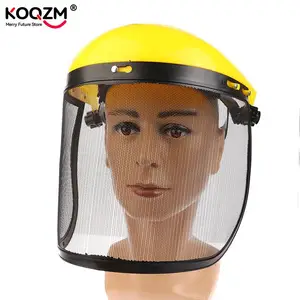 Safety hat with whole visor, garden grass sideboard, brush cutter, forest protection, complete facial shield 8 Main Sales Visor for Rocedeira - №3