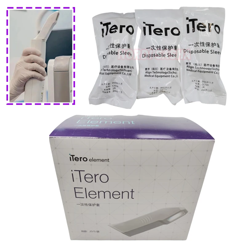 TPU Disposable  iTero Element Scanner Sleeves Dental iTero Intraoral Scanner Protective Sleeves Covers 5/10Pcs