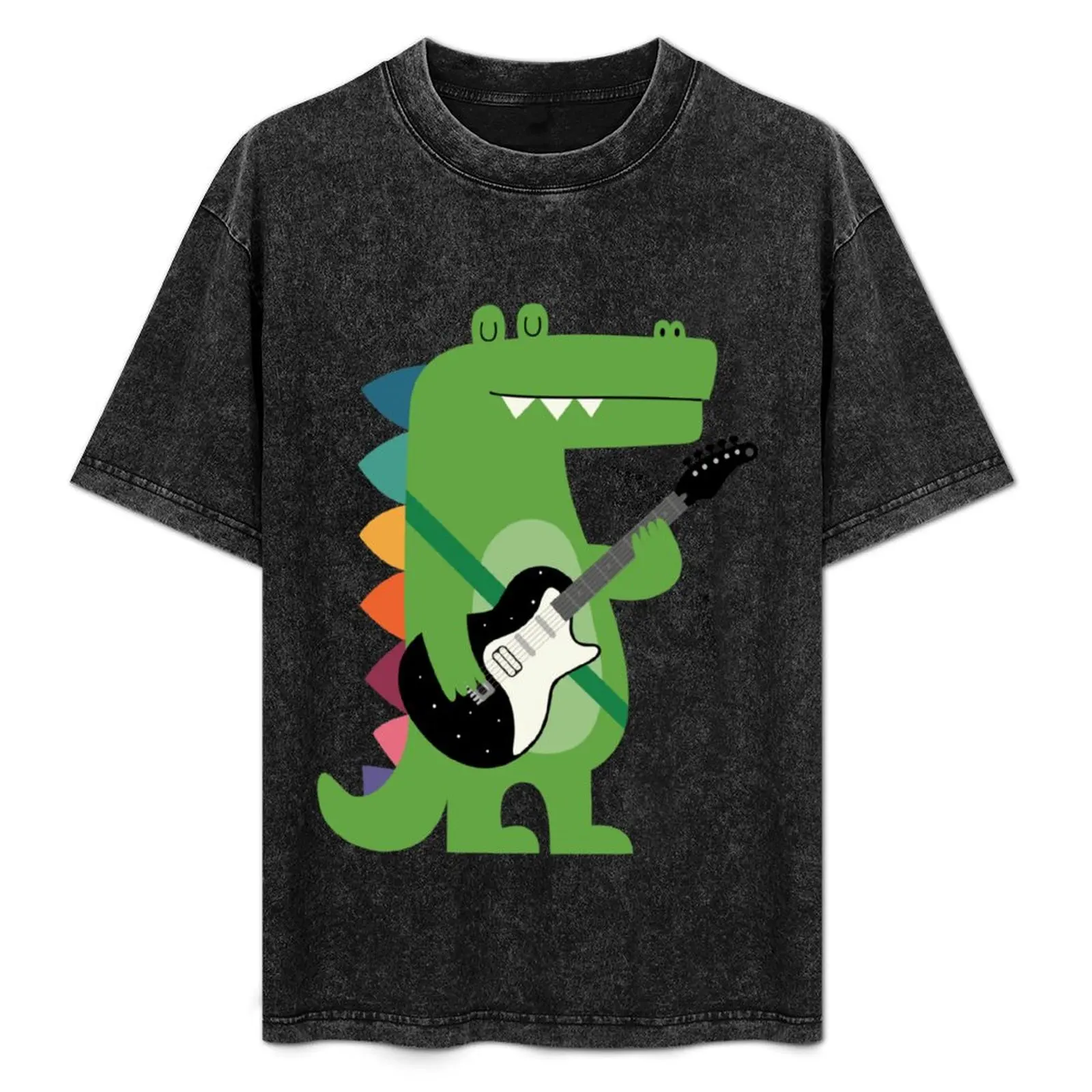 

Croco Rock T-Shirt customizeds blue archive mens workout shirts