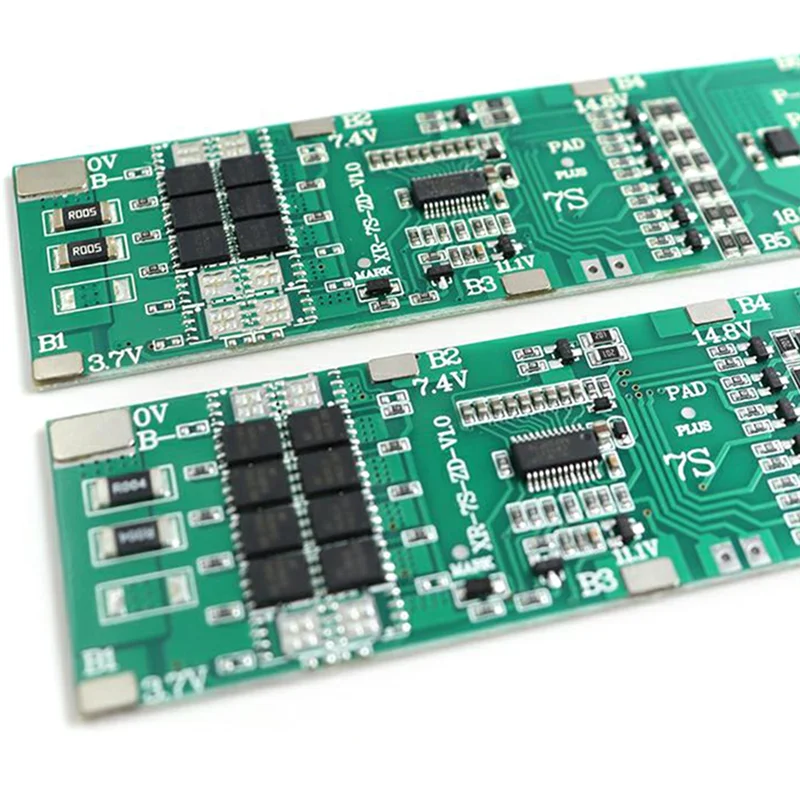 - سبتمبر 7S 24V التيار المستمر 15A لوح حماية بطارية الليثيوم منتقي الشاي لوح حماية