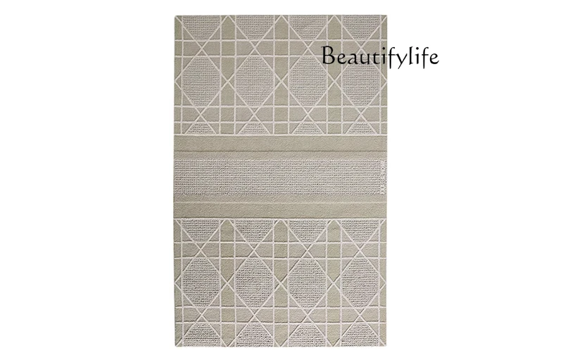 handmade carpet living room wool premium retro coffee table bedroom room floor mat customization