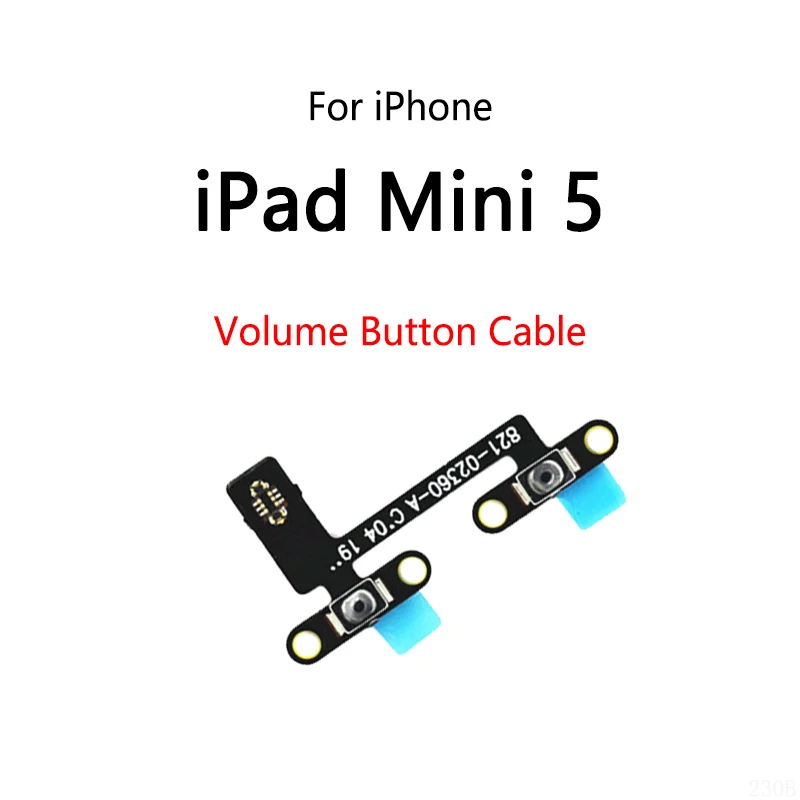 Power Button Switch Volume Mute Button On / Off Flex Cable For iPad Mini 5 A2133