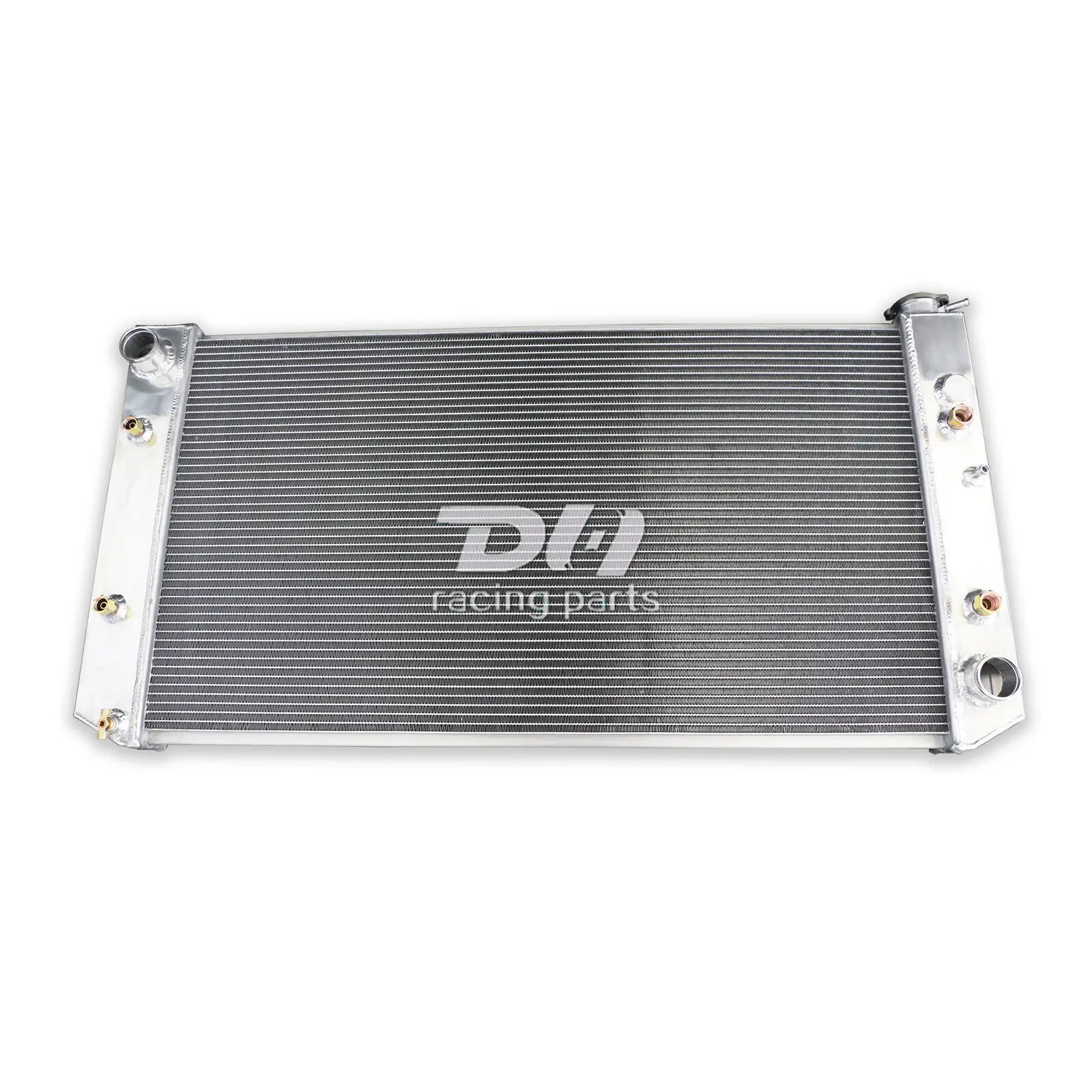 1982-1993 Chevy&GMC C/K/P/R 10 20 30 1500 2500 3500용 3열 라디에이터+슈라우드+팬