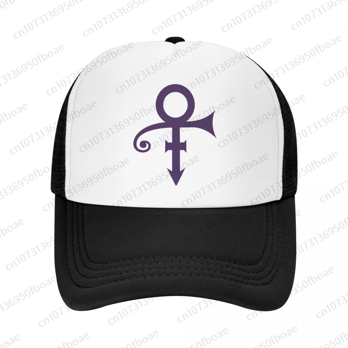 Singer Prince Symbol Rogers Nelson Purple Rain Mesh Baseball Cap Summer Outdoor Men Women Fashion Sport Hats Hip Hop Trucker