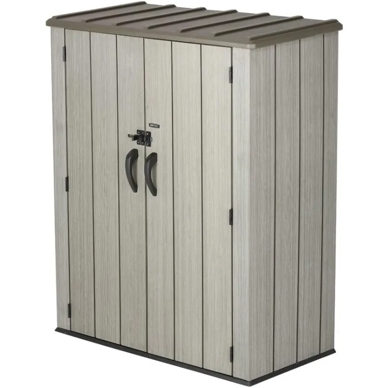 Vertical Storage Shed remise I Casita Outdoor Storage Storage Box   Box Deck Box in place