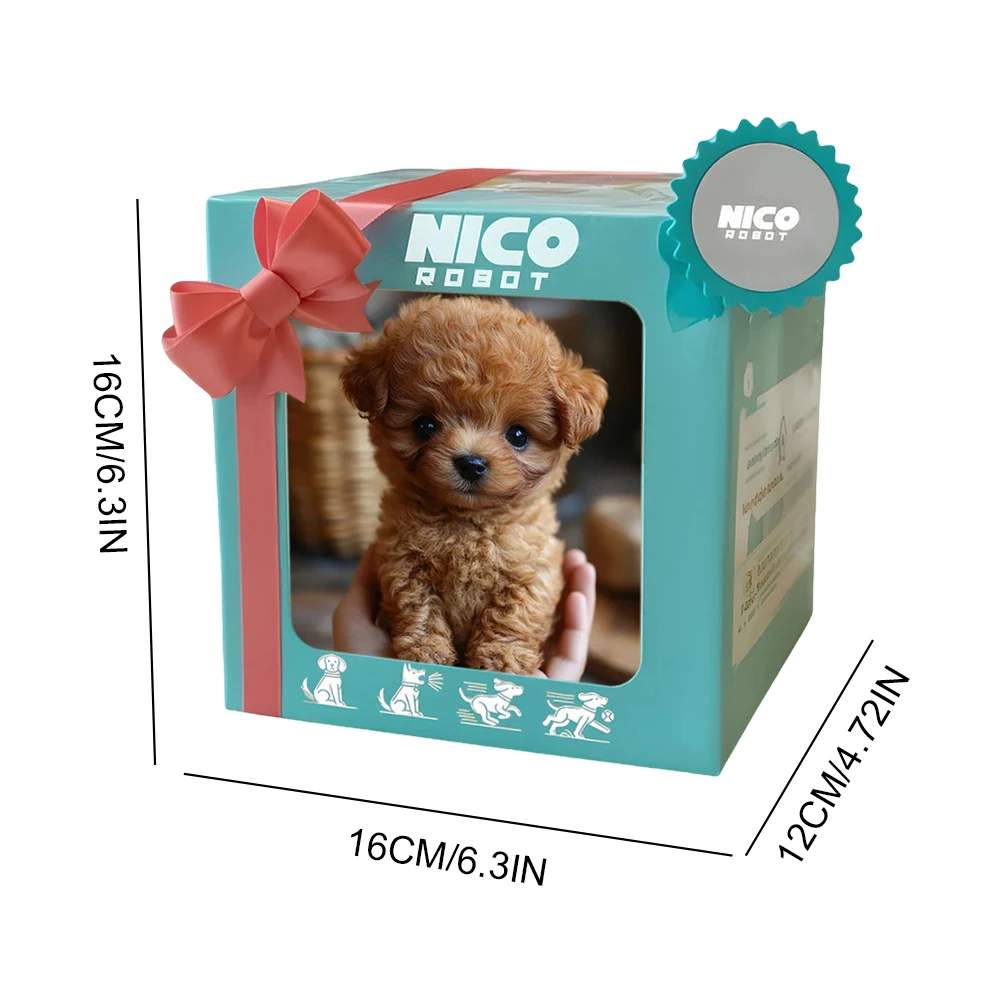 Elektroniczny pies robot interaktywny pluszowy szczeniak zabawka zachowuje się jak prawdziwe szczenię słodki pies chodzący szczekający kołatka dla dziewczynek i chłopców