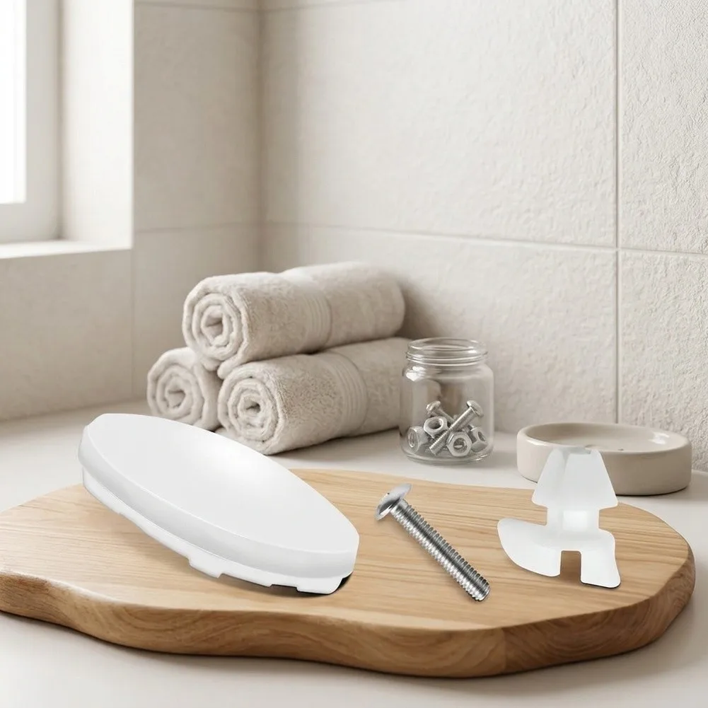 Rubber Cushioning Pads Toilet Seat Bumper Enhanced Stability Design Hassle-free Installation For Model 1133070