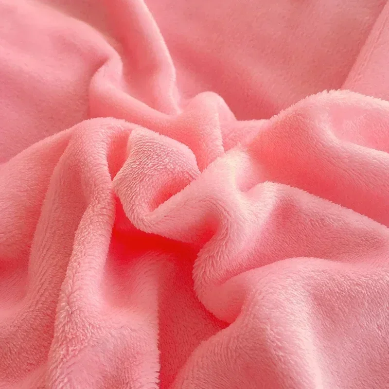 Bild 6: Neue einfarbige High Gram Heavy Milk Velvet Einzelprodukt-Bettbezug, verdicktes warmes Fleece, große Doppelbettwäsche