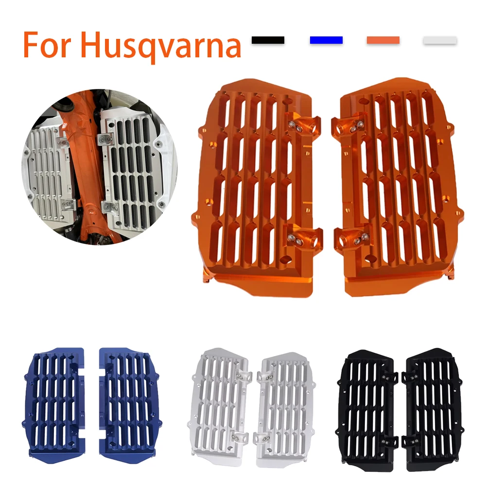 

Motocross Radiator Grille Guard Grill Cover Protector For Husqvarna FC FE TE TX TC FS FX 125 150 250 350 400 450 500 2017 - 2023