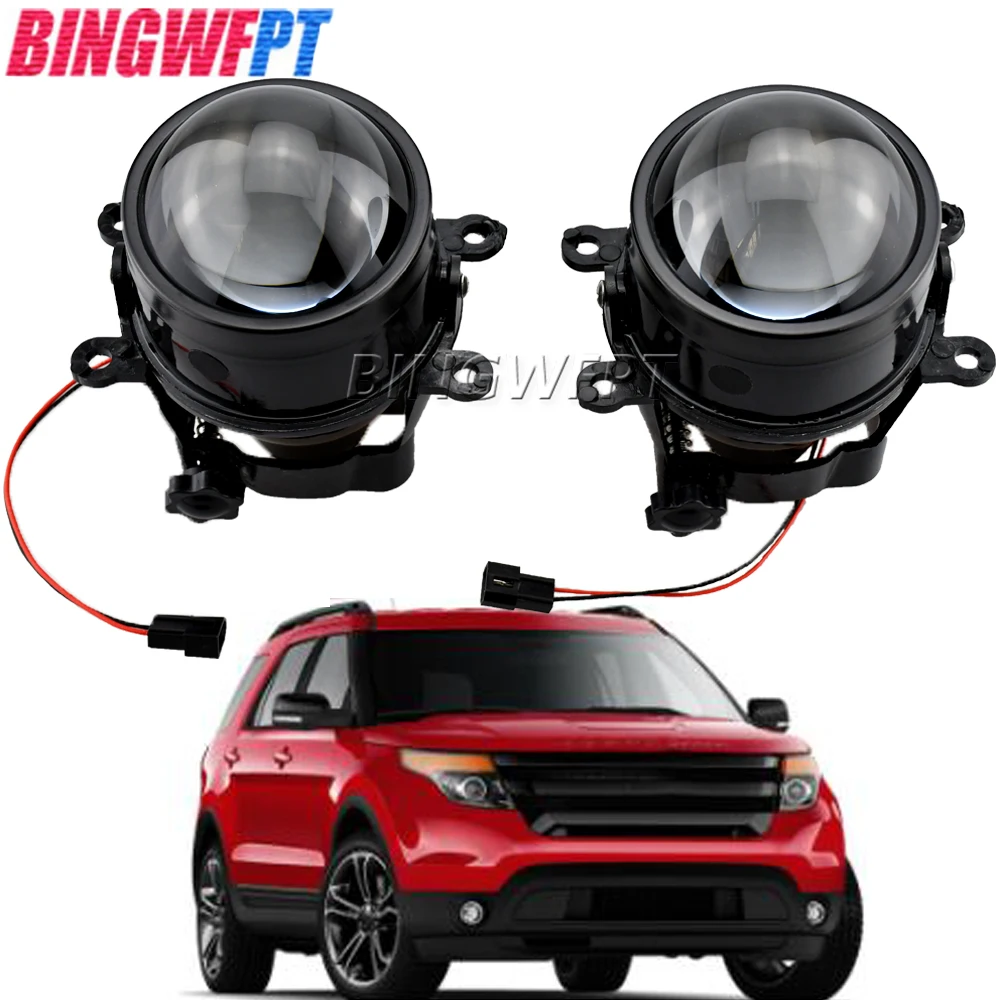 BINGWFPT wysokiej jakości światła przeciwmgielne Tuning PTF dla Ford Explorer 2011 2012 2013 2014 H11 projektor HID soczewka bi-ksenonowa