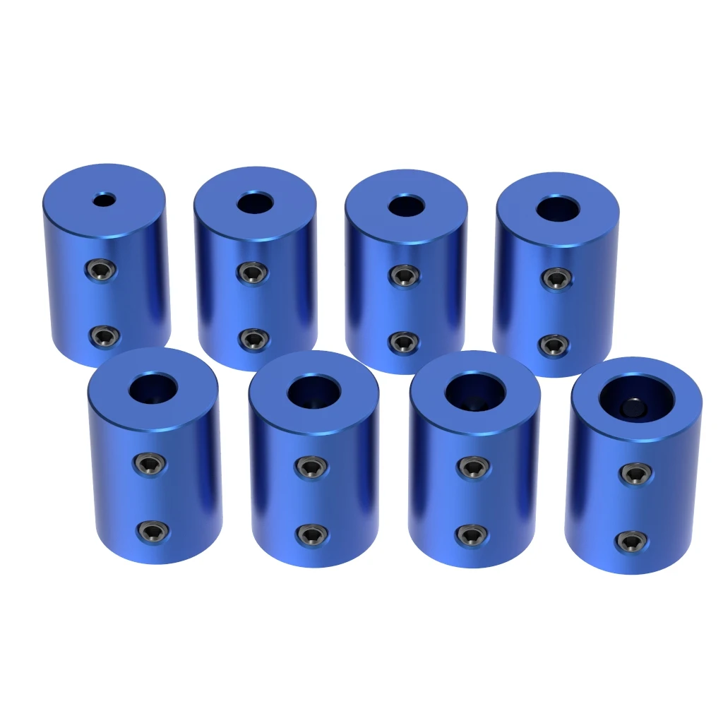 GKTOOLS D18L25 Aluminum Alloy Couplings Bore 3/4/5/6/6.35/8/10mm Black Flexible Shaft Coupler 3D Printers Stepper Motor Parts