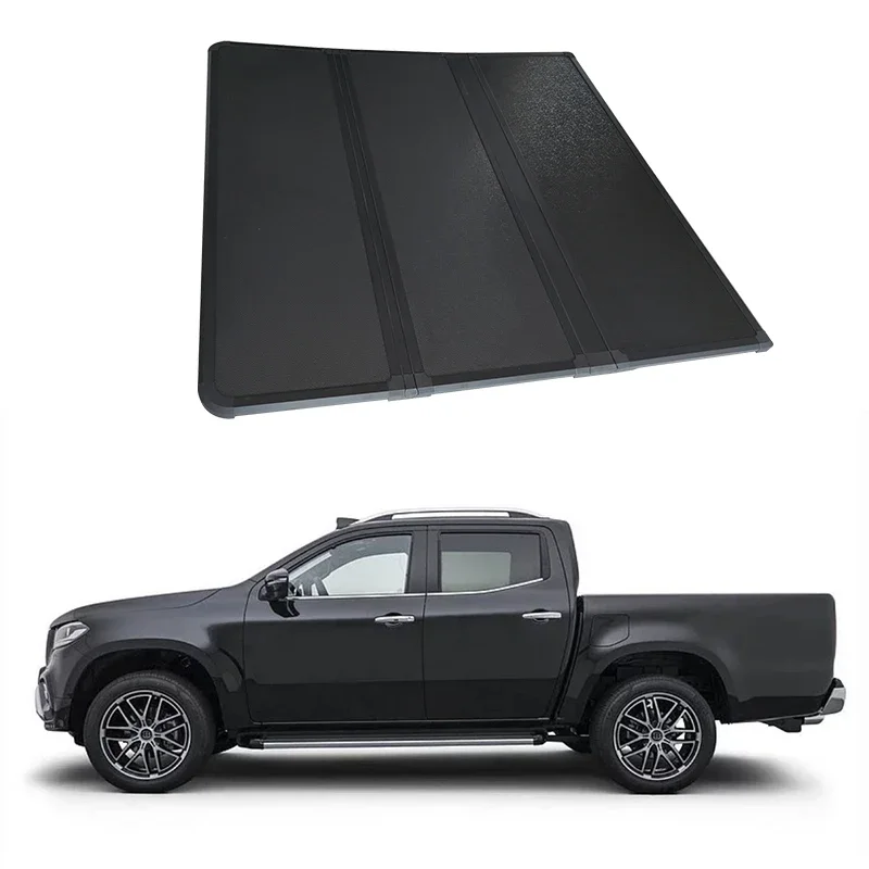 Manufacturer Profession Accessories Hard Tri-fold Tonneau Cover Aluminum Pickup Truck Bed Cover For Ford F450 6.8ft