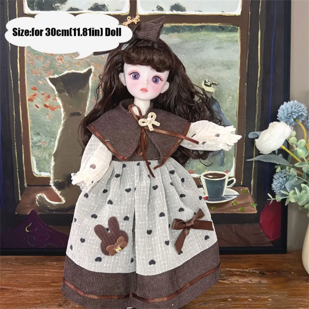 BJD Butter Outfit Set pour fille, robe de princesse, multi-articulations, mobile, accessoires de cosplay, vêtements de beurre, cadeau d'anniversaire, 30cm