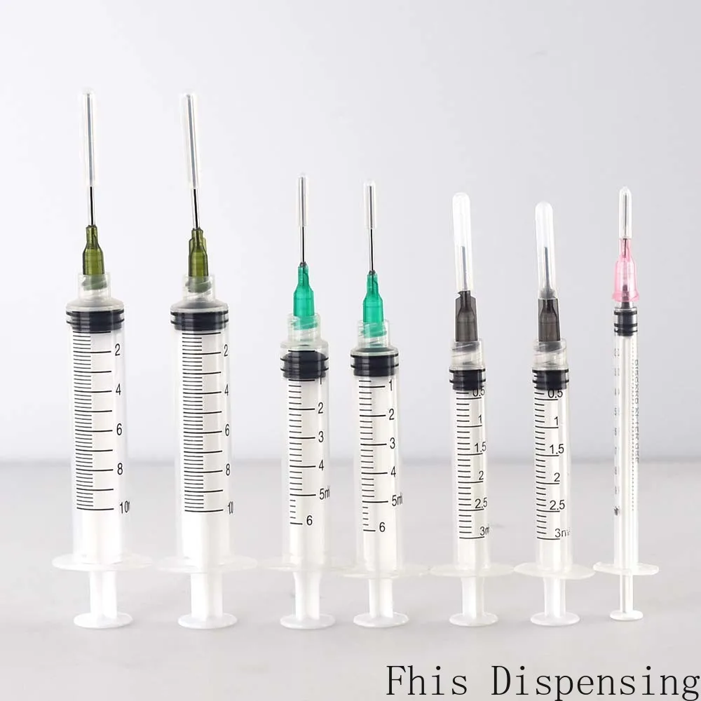 10ml 5ml 3ml 1ml 무딘 팁 바늘과 캡이 있는 주사기 E-주스 E-액체 E-Cigs 23개 팩을 리필하는 데 적합