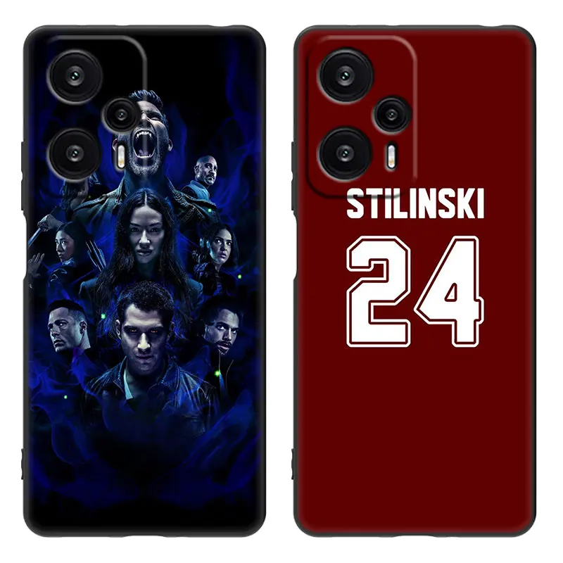 Teen Wolf Dylan O'Brien Cartoon Cover Black Phone Case For Xiaomi Mi POCO X6 Pro F5 M6 X5 X4 Pro X3 NFC M5 M4 M3 F2 Pro F4 F3 GT