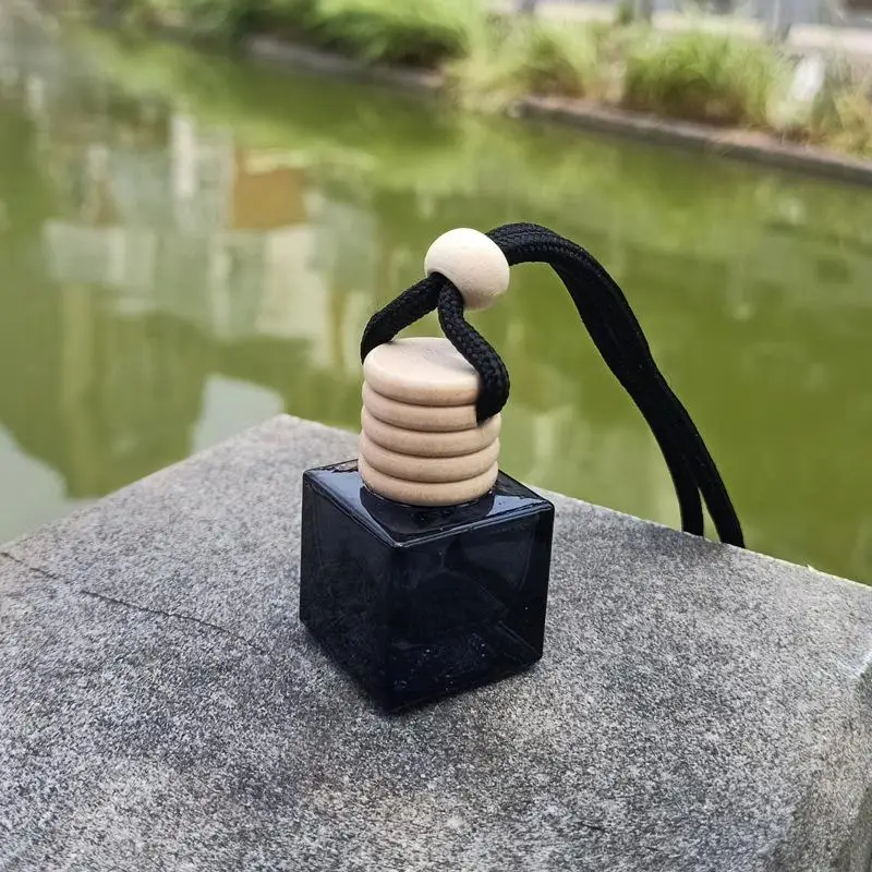 1Pc Auto Profumo Bottiglia Vuota Ciondolo Fragranza Diffusore di Olio Specchietto retrovisore Interni Auto Auto Montato Profumo Appeso Bottiglia Vuota