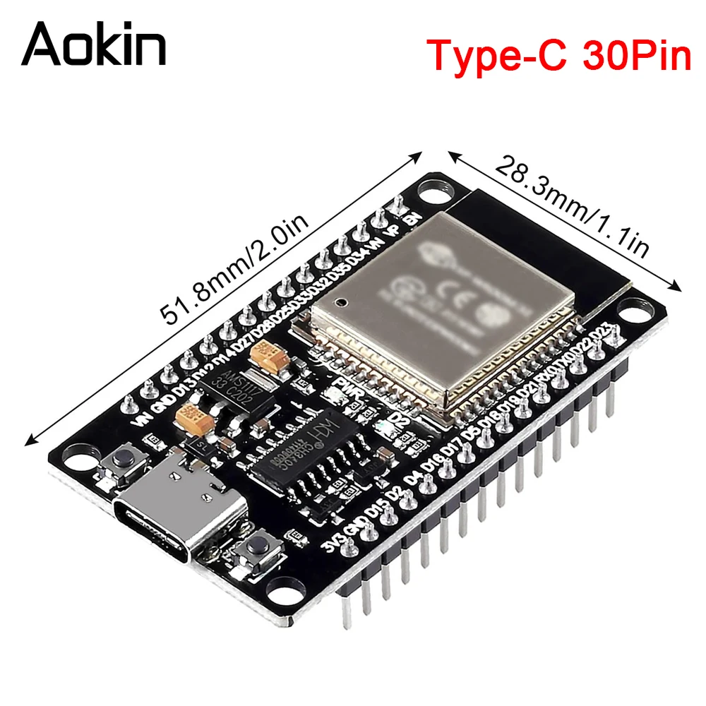 1PCS ESP32 Development Board WiFi+Bluetooth module Ultra-Low Power Consumption Dual Core ESP-32 ESP-32S ESP 32