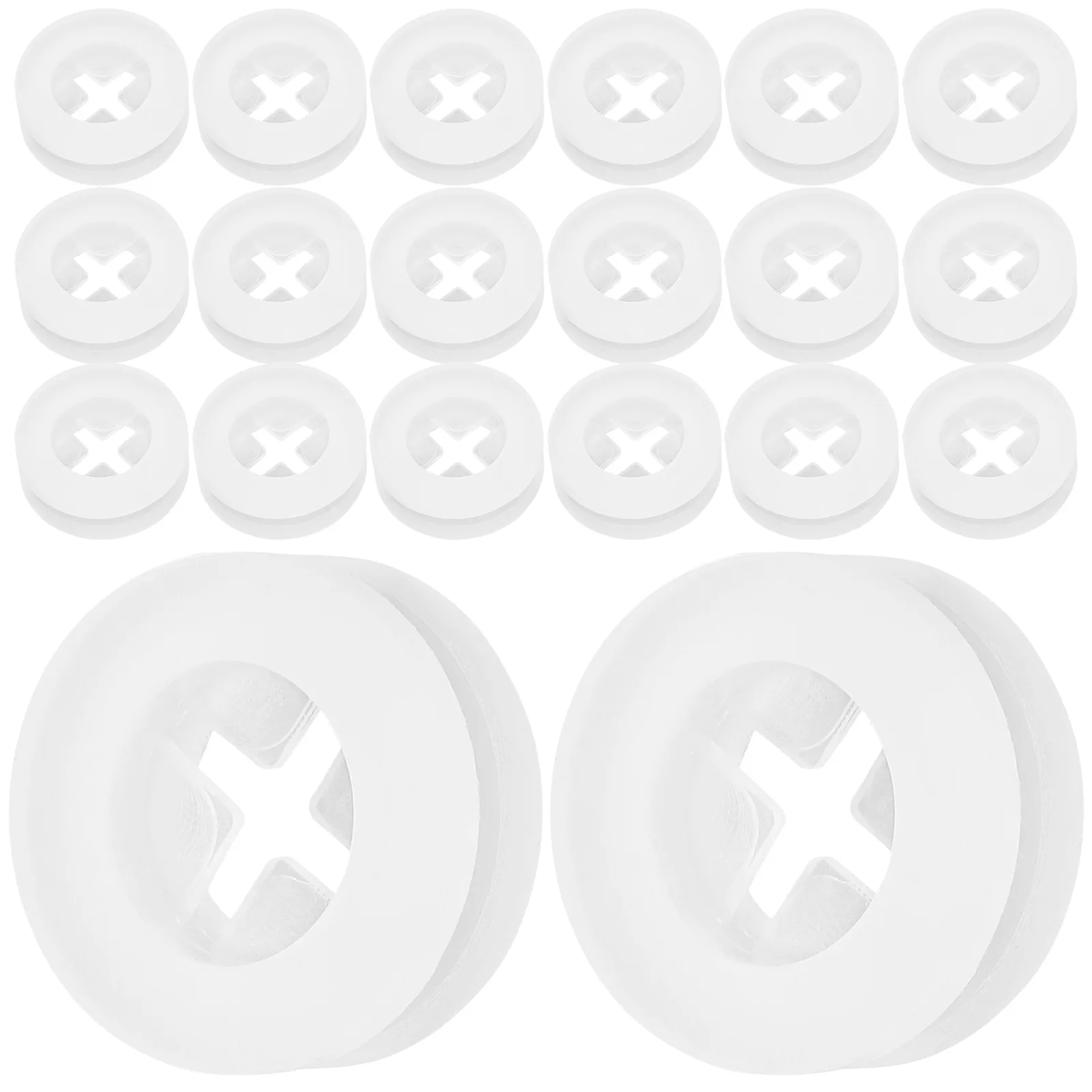 

20 Pcs Wooden Cover Silicone Stopper Plug Replacement Silica Gel Straw Fixing Stoppers for Can Cups