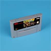 Donkey Game Country Konged 2  (Battery Save)  Diddy's Kong Quest 16bit game card for EUR PAL version SNES video game console