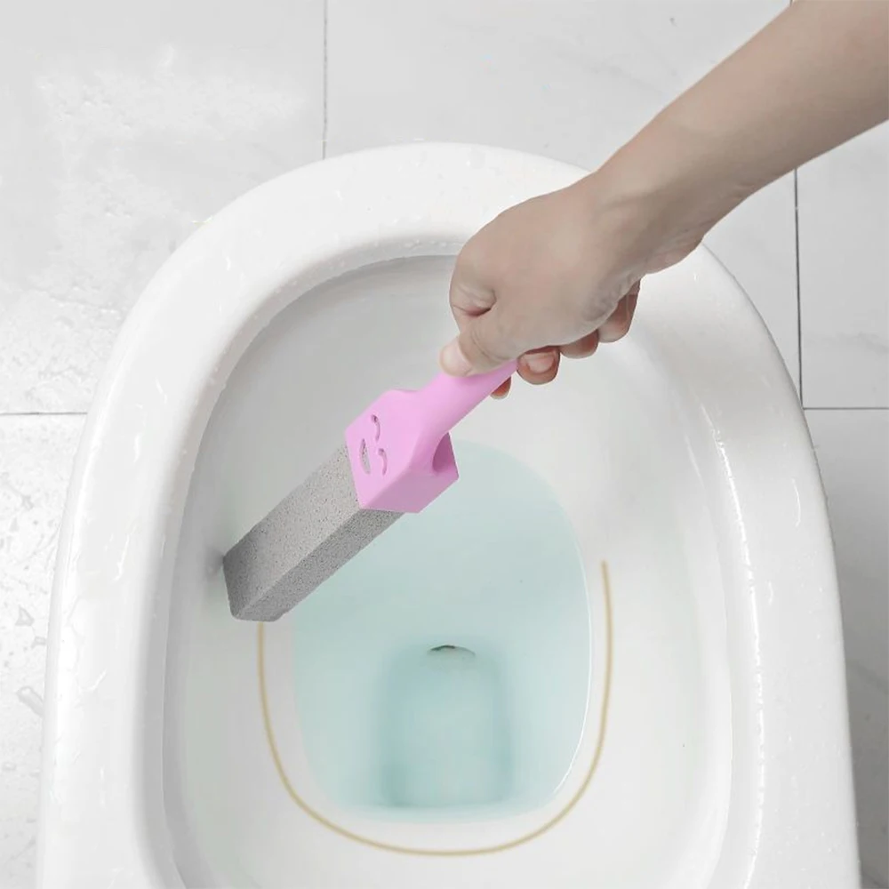 Household Environmental Protection Pumice Material Toilet Brush Strong to Remove Scale SAtains